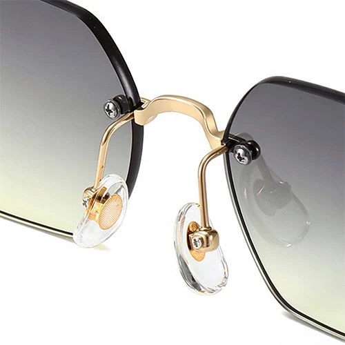 s26101-rimless-sunglasses-hinge-and-nose-pad-detail s26101-rimless-sunglasses-hinge-and-nose-pad-detail
