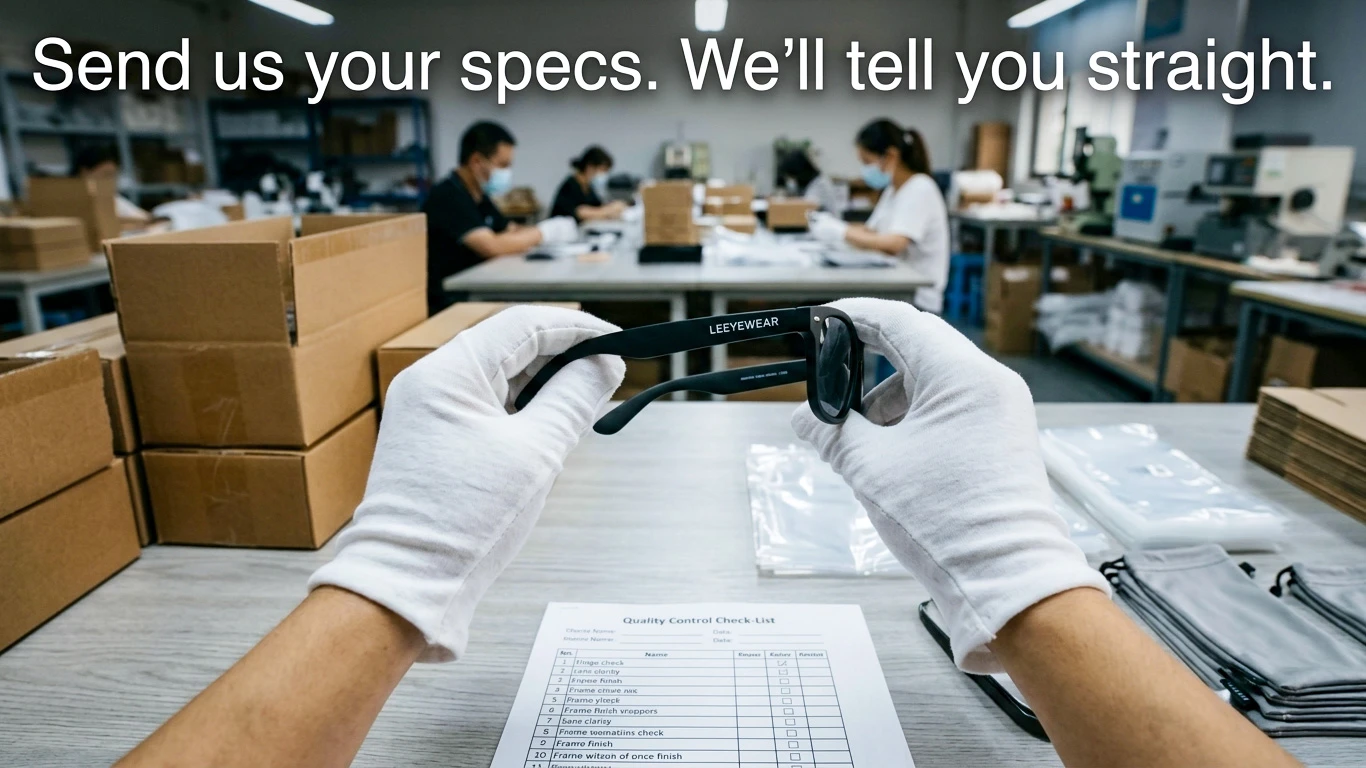 sQuality control check before shipping custom sunglasses B2B order sQuality control check before shipping custom sunglasses B2B order