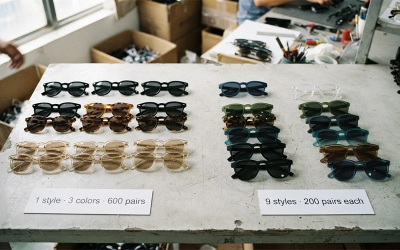 One-sunglasses-style-in-three-colors-versus-nine-styles-at-200-pairs-each One-sunglasses-style-in-three-colors-versus-nine-styles-at-200-pairs-each