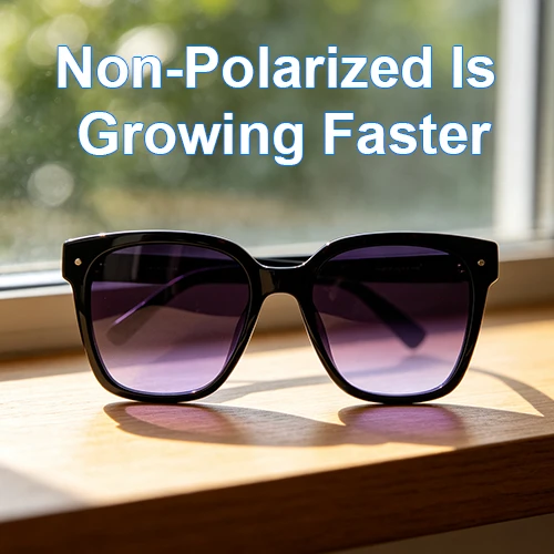 Polarized Sunglasses Hold 81% Of The Market. Non-Polarized Is Growing Faster....