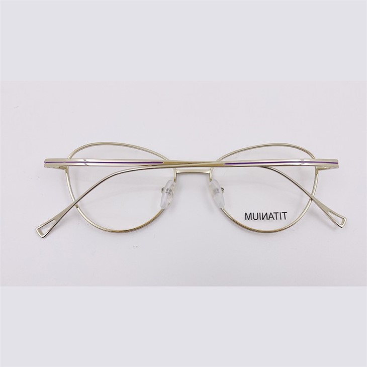 Titanium Eyeglasses Frames Cat Eye